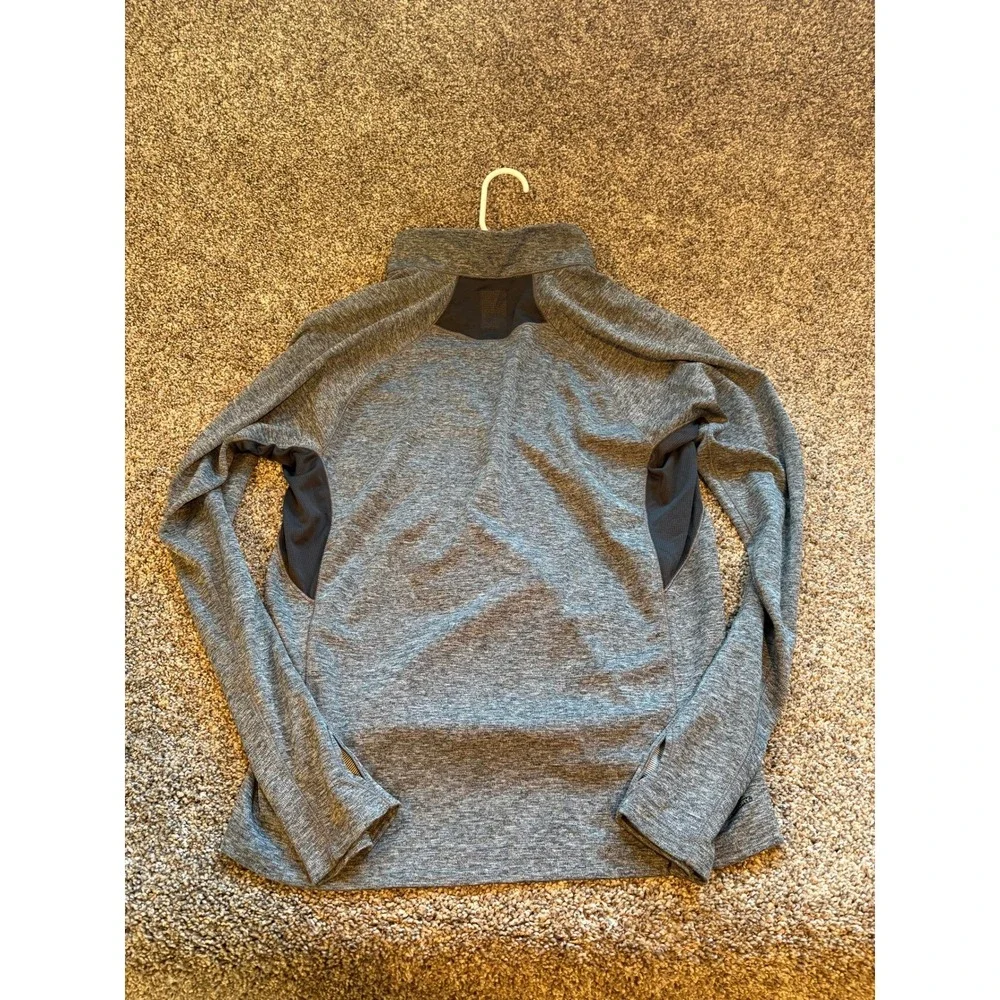 The North Face Pullover Men's Medium Gray FlashDry Quarter Zip Shirt Athletic